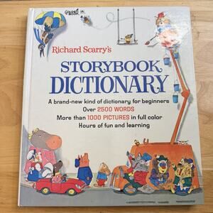 Richards Scarrys Storybook Dictionary Childrens Story Picture Book Hardcover